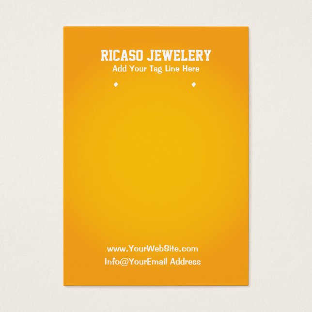 Golden Yellow Earring Background (Front)