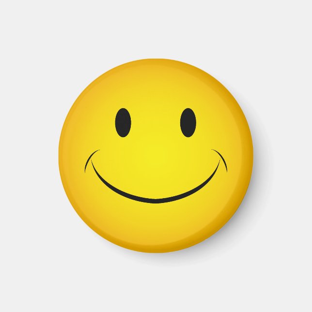 Golden Yellow Face Magnet (Front)