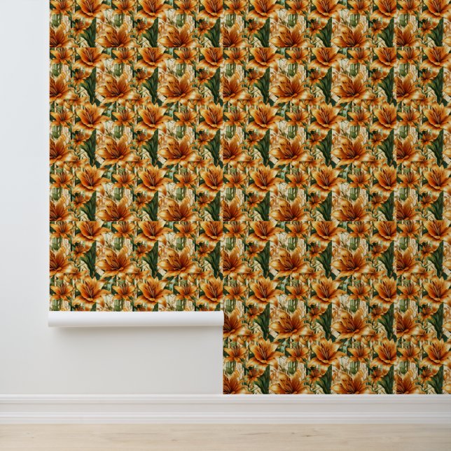 Golden Zinnia Wallpaper (Application)