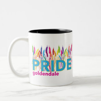 Goldendale PRIDE Swag Two-Tone Coffee Mug