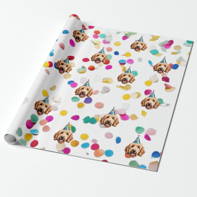 Goldendoodle 2 Wrapping Paper (Unrolled)