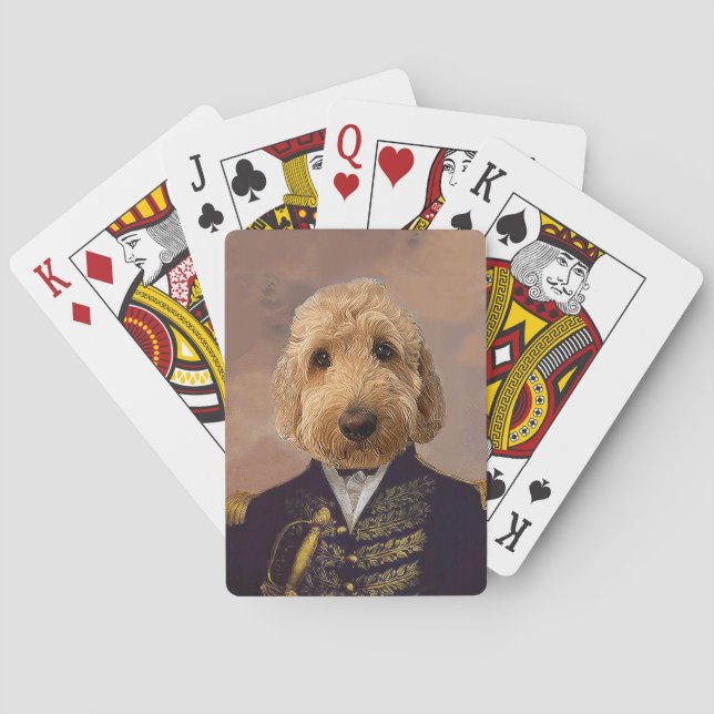 Goldendoodle - Admiral Cooper Playing Cards (Back)