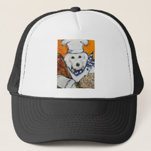 Goldendoodle Chef Trucker Hat