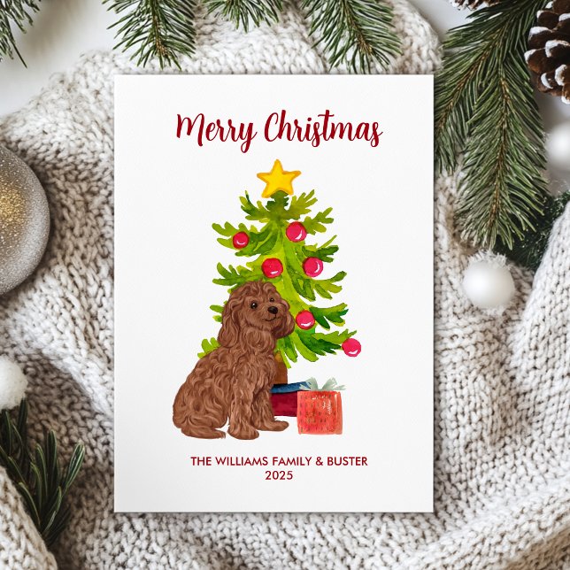 Goldendoodle Christmas Card (Creator Uploaded)
