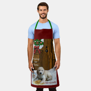 Goldendoodle Christmas Gifts Apron