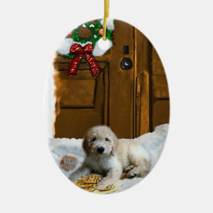 Goldendoodle Christmas Gifts Ornament