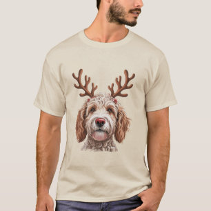 Goldendoodle Christmas Lover Dog Mum Gift T-Shirt