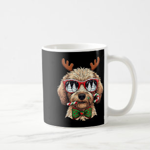 Goldendoodle Christmas Reindeer Holiday Dog Lover  Coffee Mug
