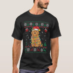 Goldendoodle Christmas Santa Hat Dog Ugly Sweater<br><div class="desc">Goldendoodle Christmas Santa Hat Dog Ugly Sweater Funny</div>