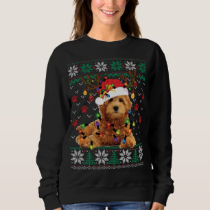 Goldendoodle Christmas Ugly Sweater Funny Dog Love
