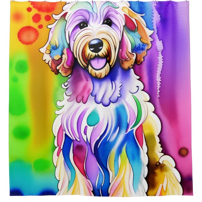 Goldendoodle Curtain "Good Dood Collection"  (Front)
