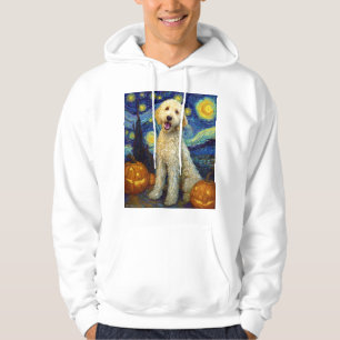 Goldendoodle Cute Dog Halloween Jack O Lantern Pum Hoodie