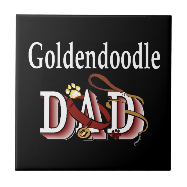 Goldendoodle Dad Tile (Front)