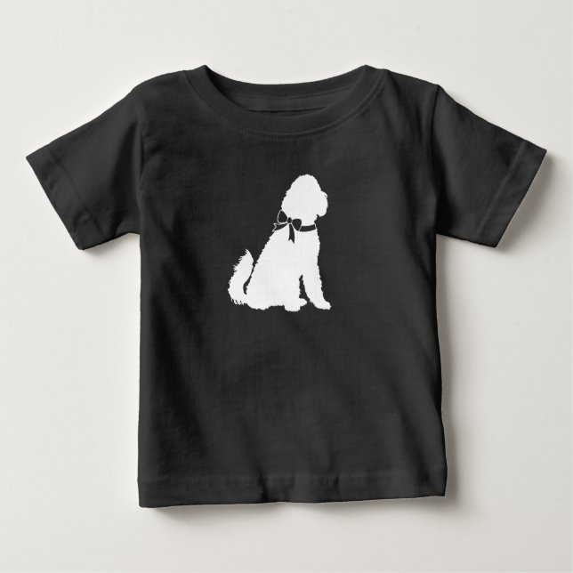Goldendoodle Dog Baby Shower Genderless Baby T-Shirt (Front)