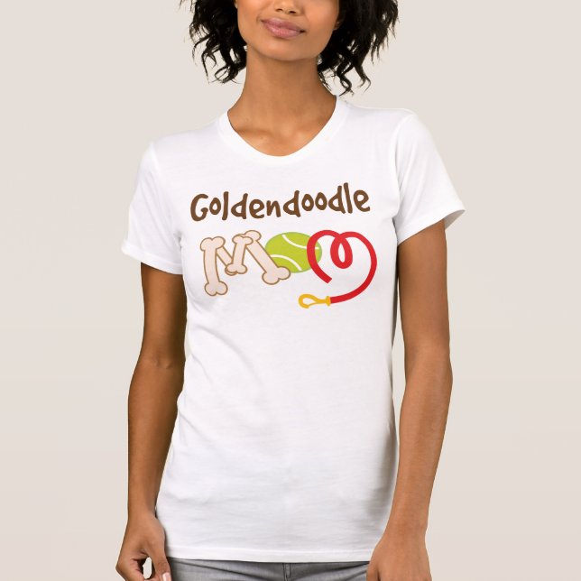 Goldendoodle Dog Breed Mum Gift T-Shirt (Front)