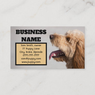 Goldendoodle Dog Business Card