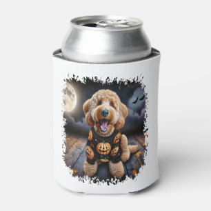 Goldendoodle Dog Halloween Can Cooler