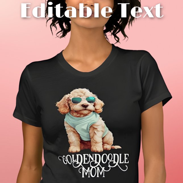 Goldendoodle Dog Mum Sunglasses T-Shirt (Creator Uploaded)