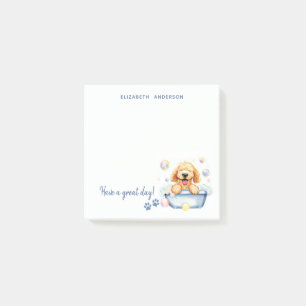 Goldendoodle Dog Personalised Post-it Notes