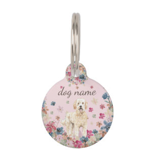 Goldendoodle Dog Puppy Pet Tag