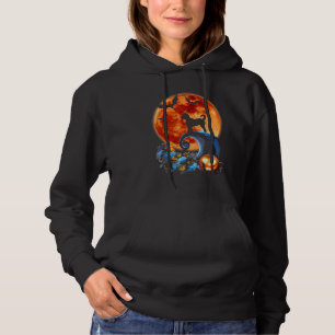 Goldendoodle Dog Scary And Moon Halloween Costume Hoodie