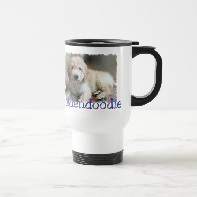 Goldendoodle Gifts Travel Mug (Right)