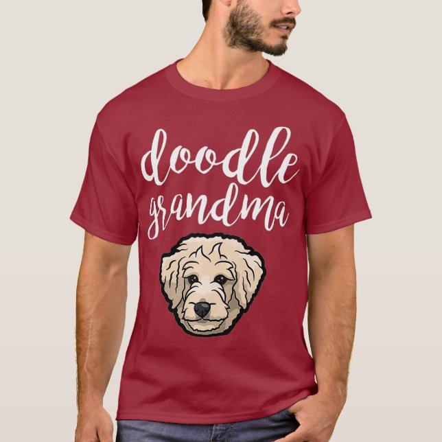 Goldendoodle Grandma  Doodle Grandma Cute Dog T-Shirt (Front)