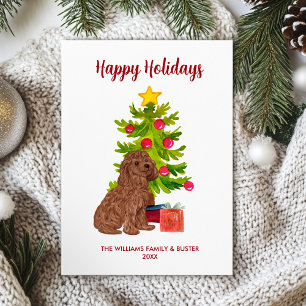 Goldendoodle Holiday Card