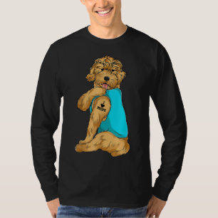 Goldendoodle I Love Mum Tattoo Apparel Dog Mum Gif T-Shirt