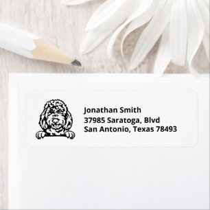 GOLDENDOODLE   Image on Return Address