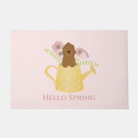 Goldendoodle In Watering Can