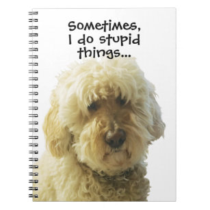 GoldenDoodle Journal, Cute Moppy Adorable Doodle Notebook