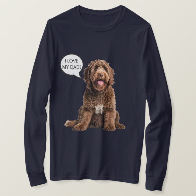 Goldendoodle Labradoodle Dog Dad gift Dog Lover T-Shirt (Design Front)