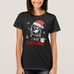 Goldendoodle Labradoodle I Wuff Christmas Dog Love T-Shirt