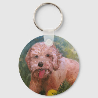 Goldendoodle/ Labradoodle.Key Chain Key Ring