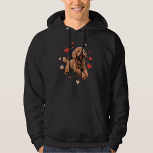 Goldendoodle Love Heart on Golden Doodle Hoodie