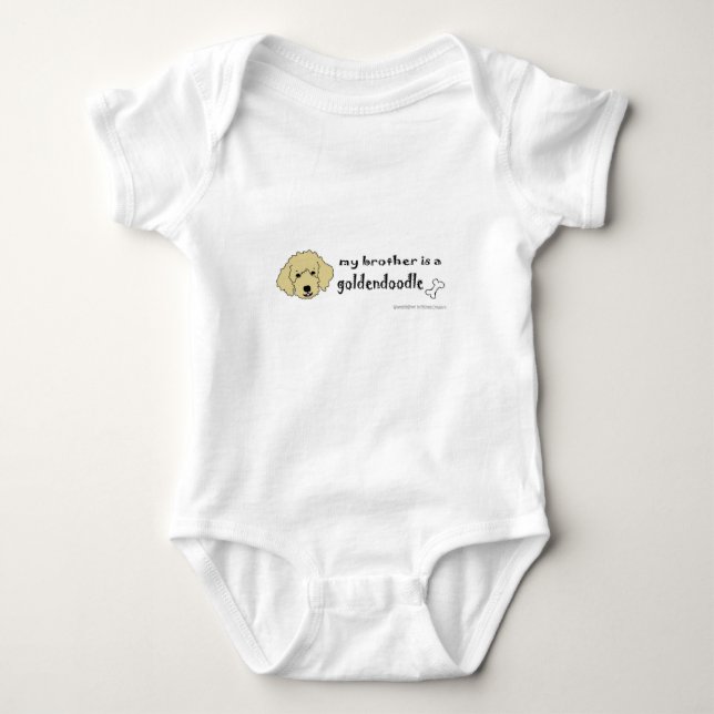 goldendoodle - more breeds baby bodysuit (Front)