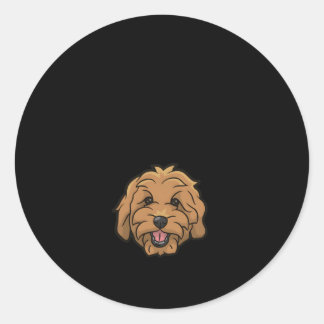 Goldendoodle Mum Doodle Mama Golden Doodle Classic Round Sticker