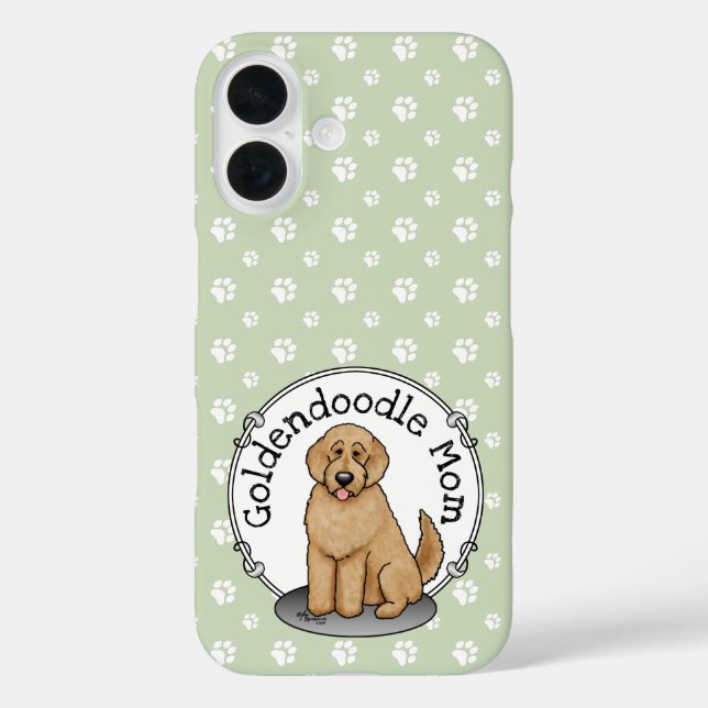 Goldendoodle Mum Doodle Mum (golden red) Dog mum Case-Mate iPhone Case (Back)