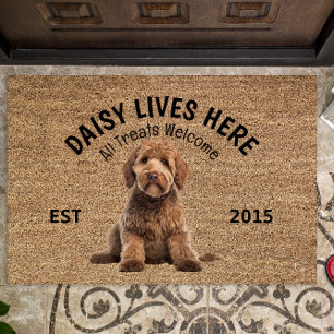Goldendoodle Personalised Dog Lover Doormat
