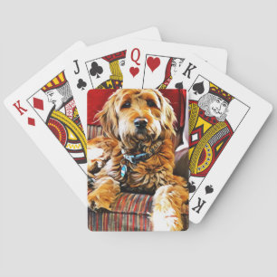 Goldendoodle Playing Cards