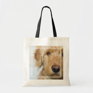 Goldendoodle Puppy Closeup Tote Bag
