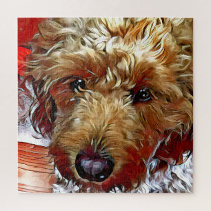 Goldendoodle Puppy Jigsaw Puzzle