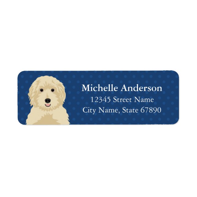 Goldendoodle Return Address Labels (Front)