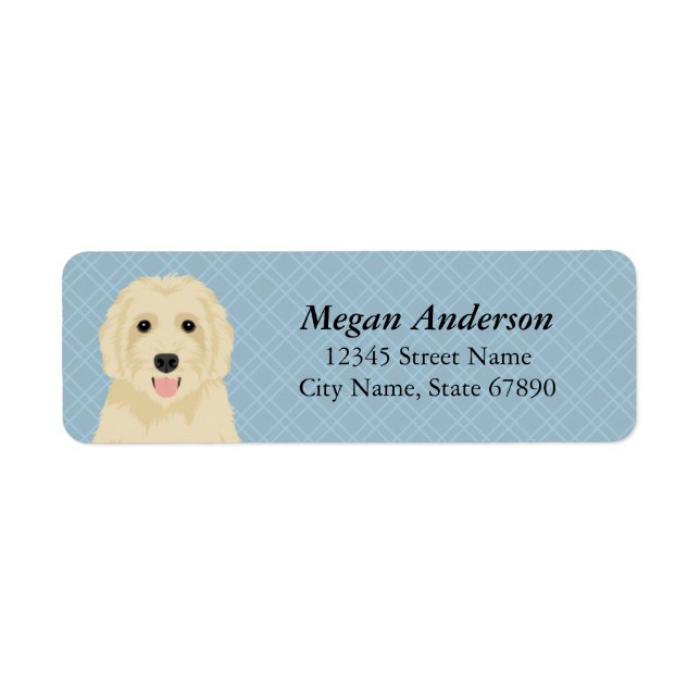 Goldendoodle Return Address Labels (Front)