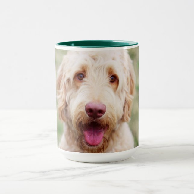 Goldendoodle Smiling Mug (Center)