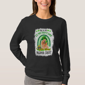Goldendoodle St Patrick Day Lucky Pyjamas Women Me T-Shirt