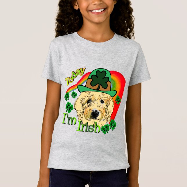 Goldendoodle St Patricks Day T-Shirt (Front)