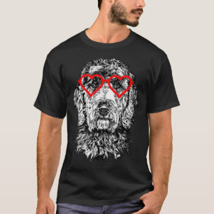 Goldendoodle Valentines Day Doodle Dog mum Dog Lov T-Shirt