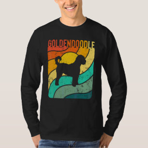 Goldendoodle Vintage Sunset Mum Dad T-Shirt